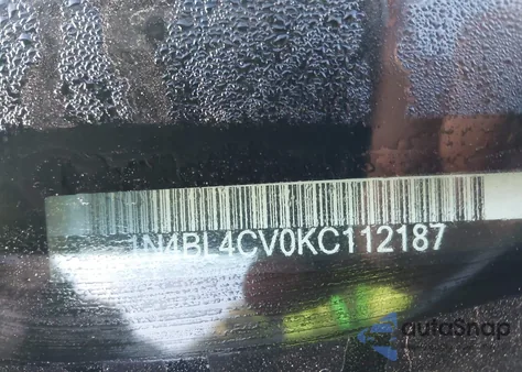 2019 Nissan Altima 2.5 Sr z USA, uszkodzony, nr VIN 1N4BL4CV0KC112187